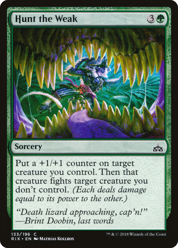 Hunt the Weak [RIX - 133]
