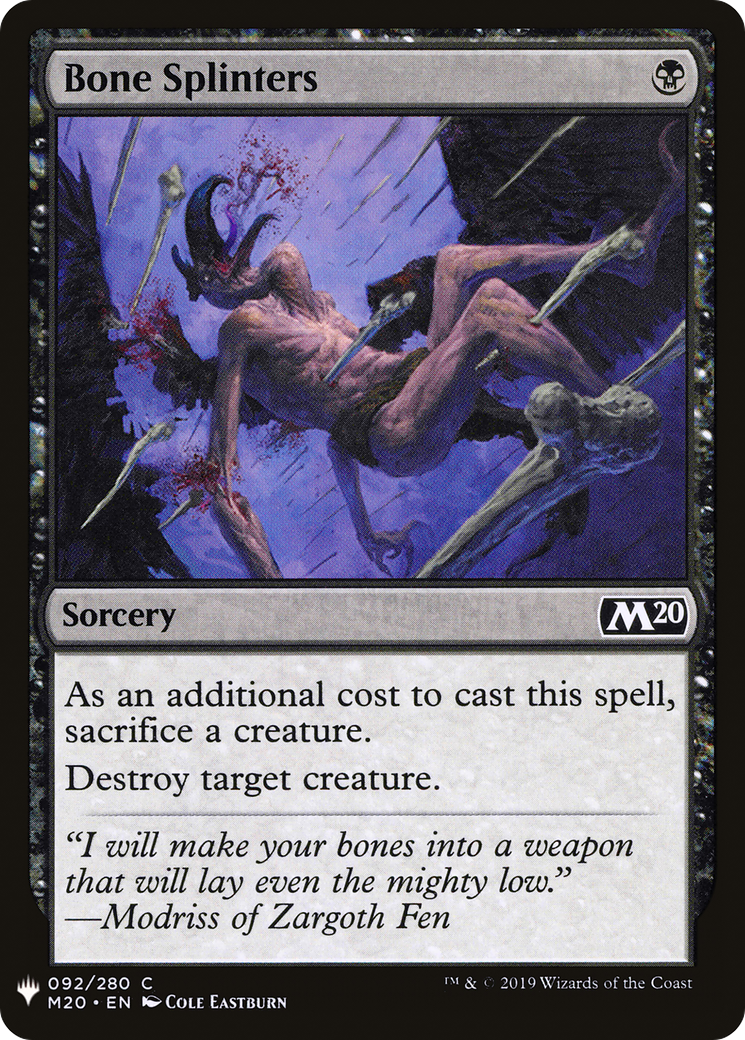 Bone Splinters [LIST - 92]
