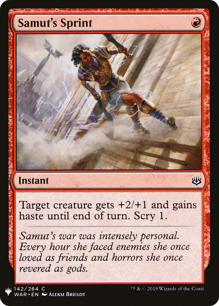 Samut's Sprint [LIST - 142]