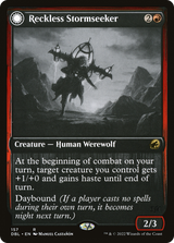 Reckless Stormseeker (DBL-157) - Innistrad: Double Feature: (Double Faced Transform) Foil