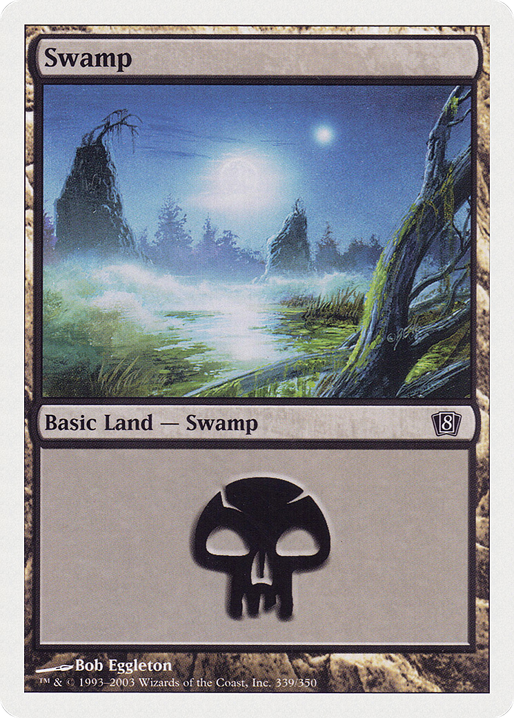 Swamp (339) (8ED-339) - 8th Edition Foil