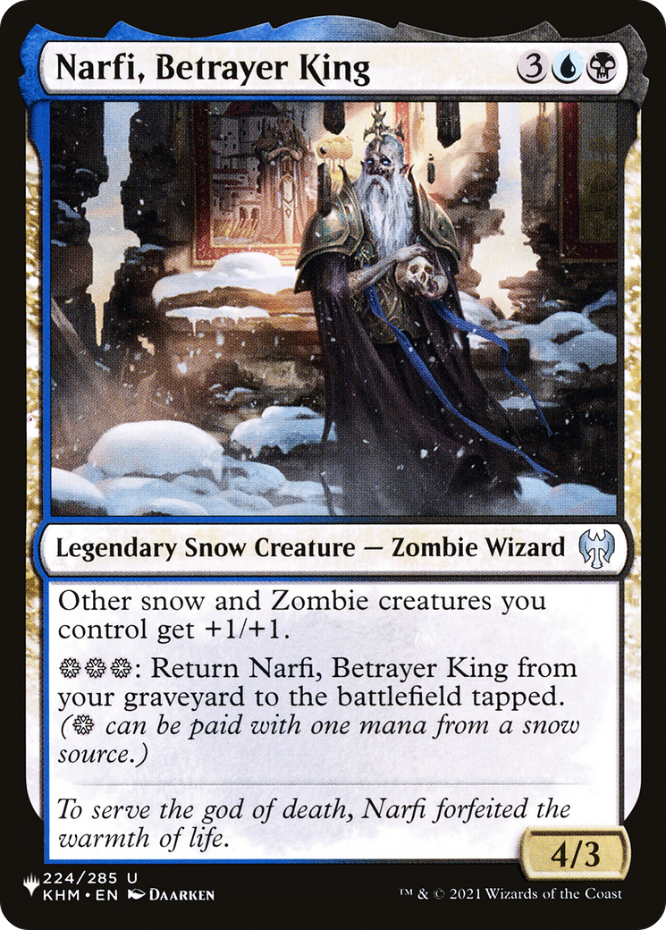 Narfi, Betrayer King [LIST - 224/285]