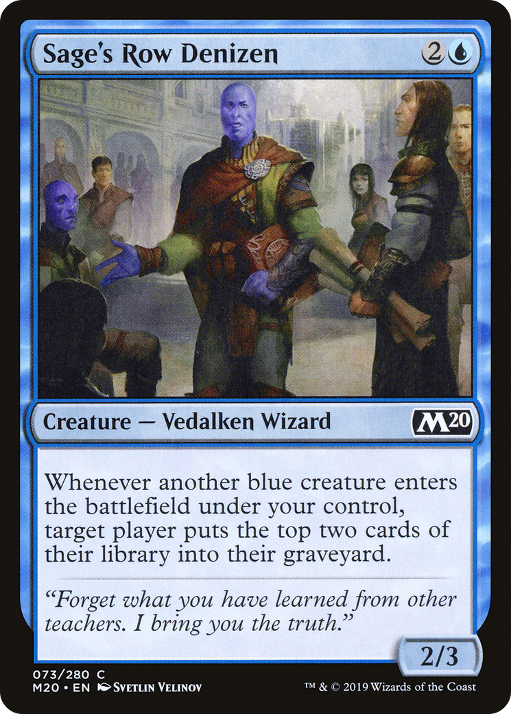 Sage's Row Denizen [M20 - 73]