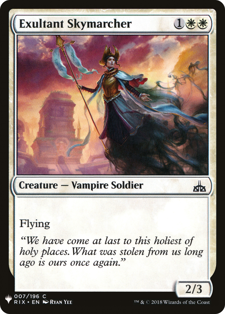 Exultant Skymarcher [LIST - 7]