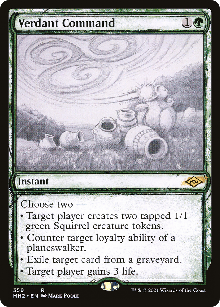 Verdant Command (Showcase) (MH2-359) - Modern Horizons 2: (Showcase)