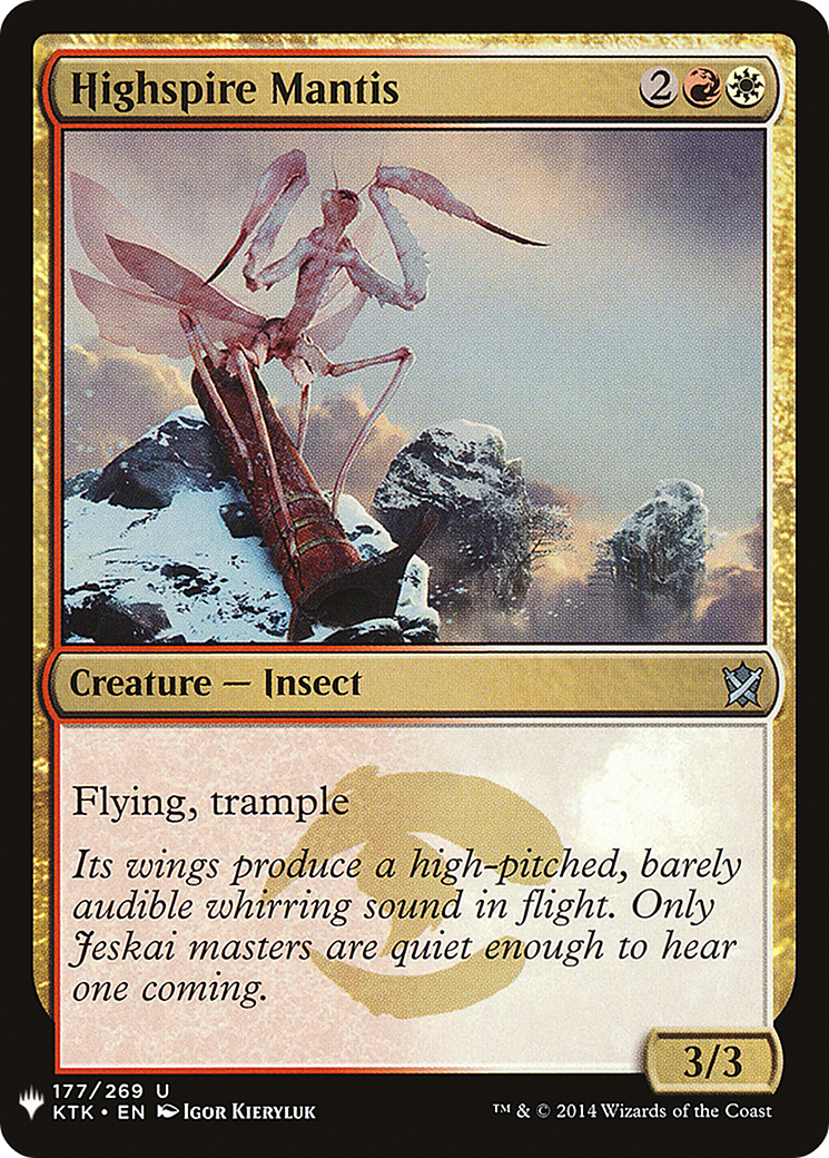 Highspire Mantis [LIST - 177]