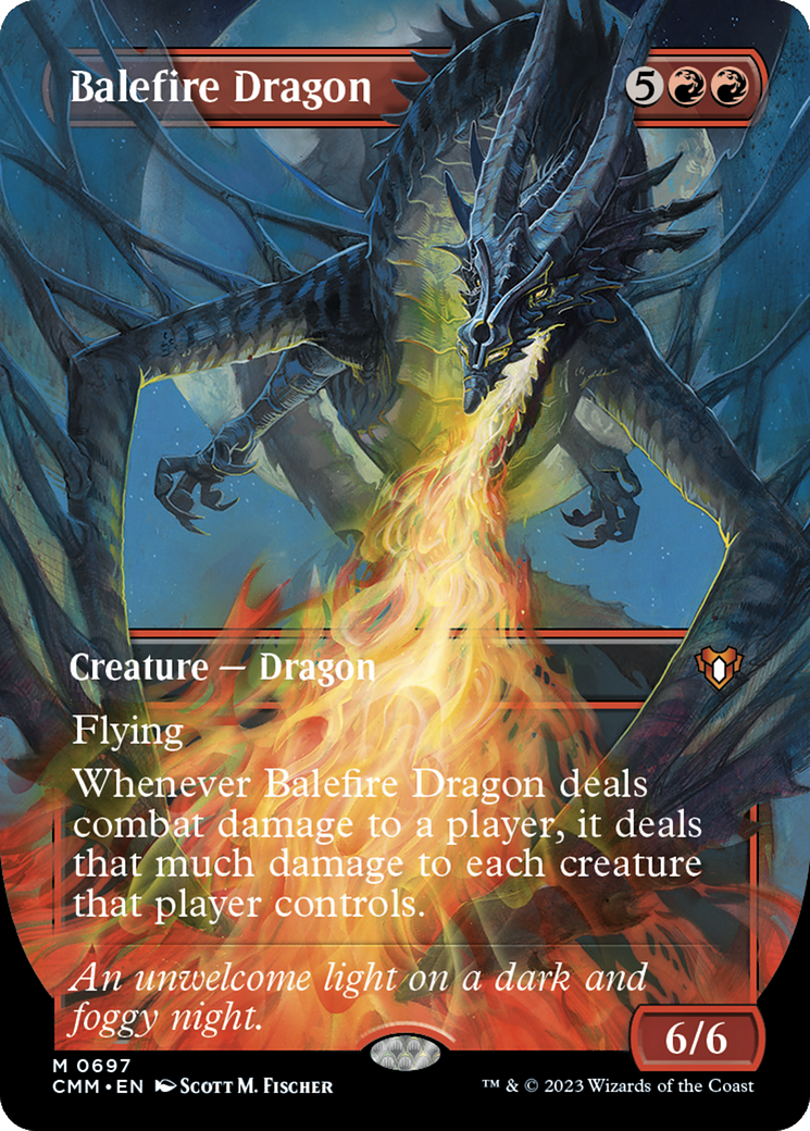 Balefire Dragon (Borderless) [CMM - 697]