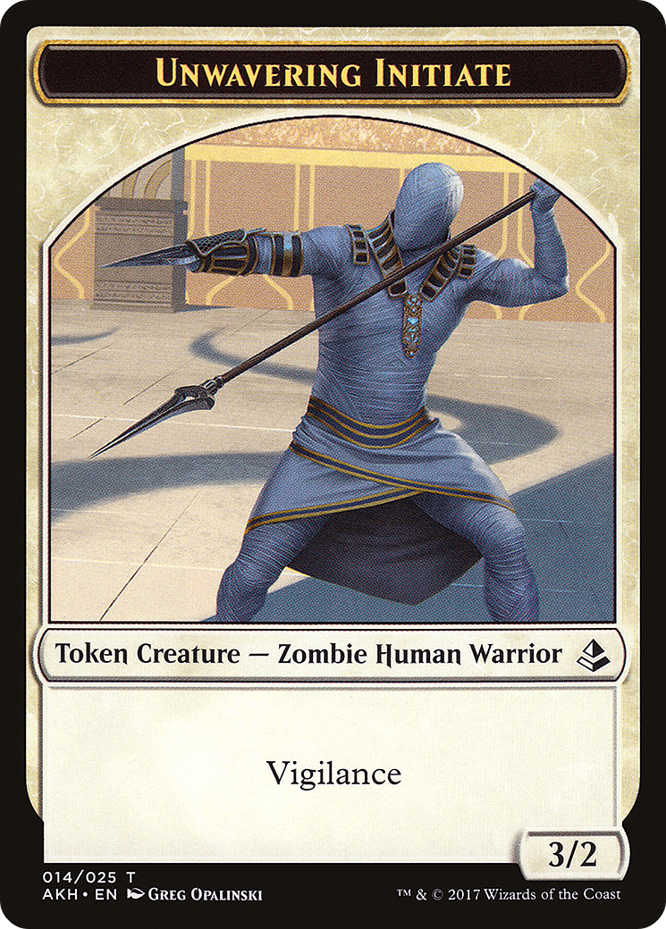 Unwavering Initiate Token [AKH - 14]