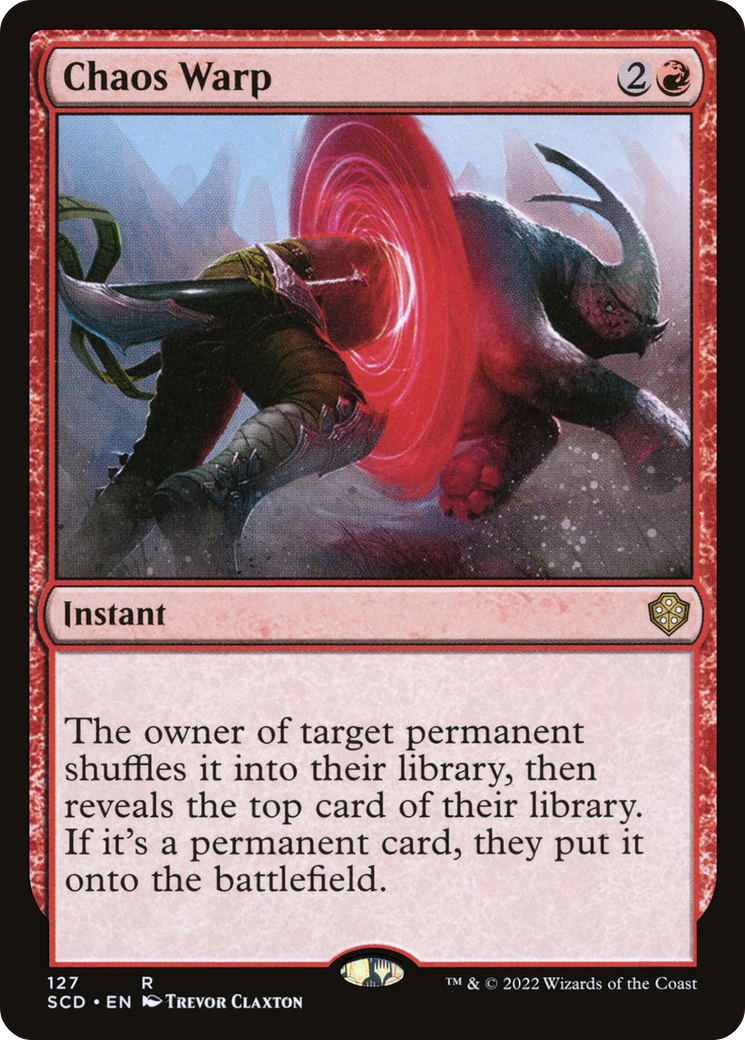 Chaos Warp (SCD-127) - Starter Commander Decks