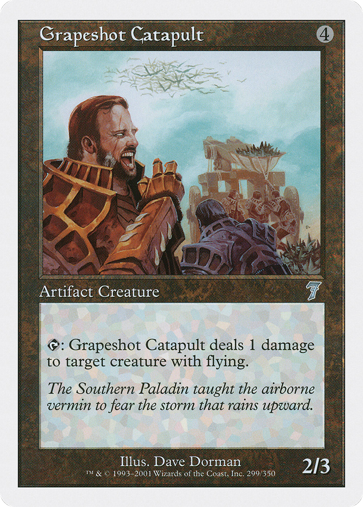 Grapeshot Catapult (7ED-299) - 7th Edition Foil