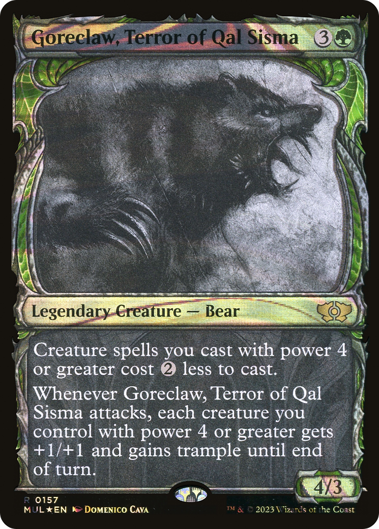 Goreclaw, Terror of Qal Sisma (Halo Foil) [MUL - 157]