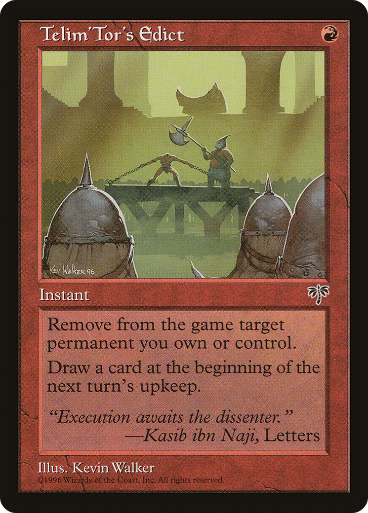 Telim'Tor's Edict [MIR - N/A]