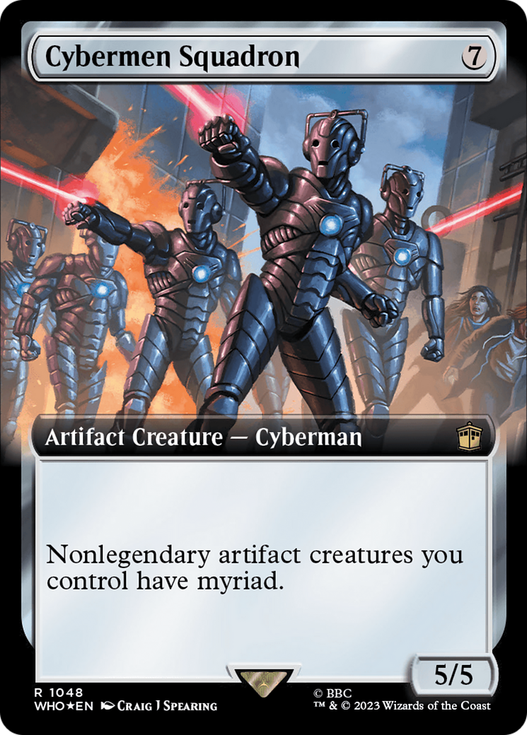 Cybermen Squadron (Extended Art) (Surge Foil) [WHO - 1048]