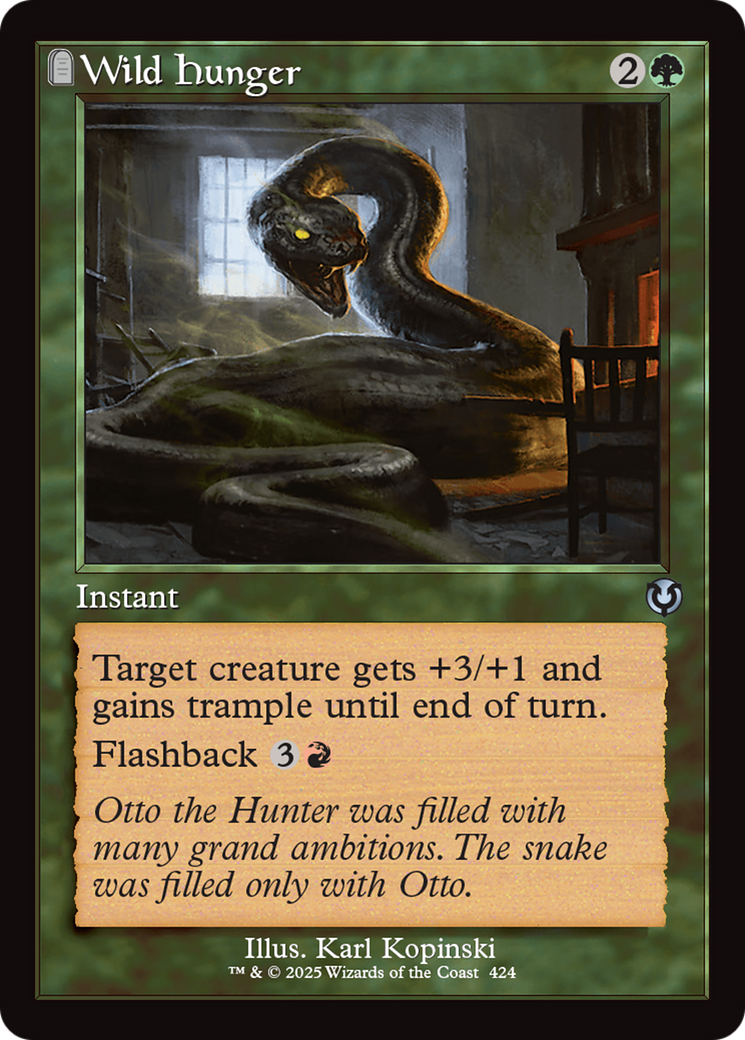 Wild Hunger (Retro Frame) [INR - 424]