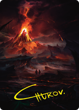 Valley of Gorgoroth // Valley of Gorgoroth (ALTR-080) - Tales of Middle-earth Art Series (Borderless) Foil