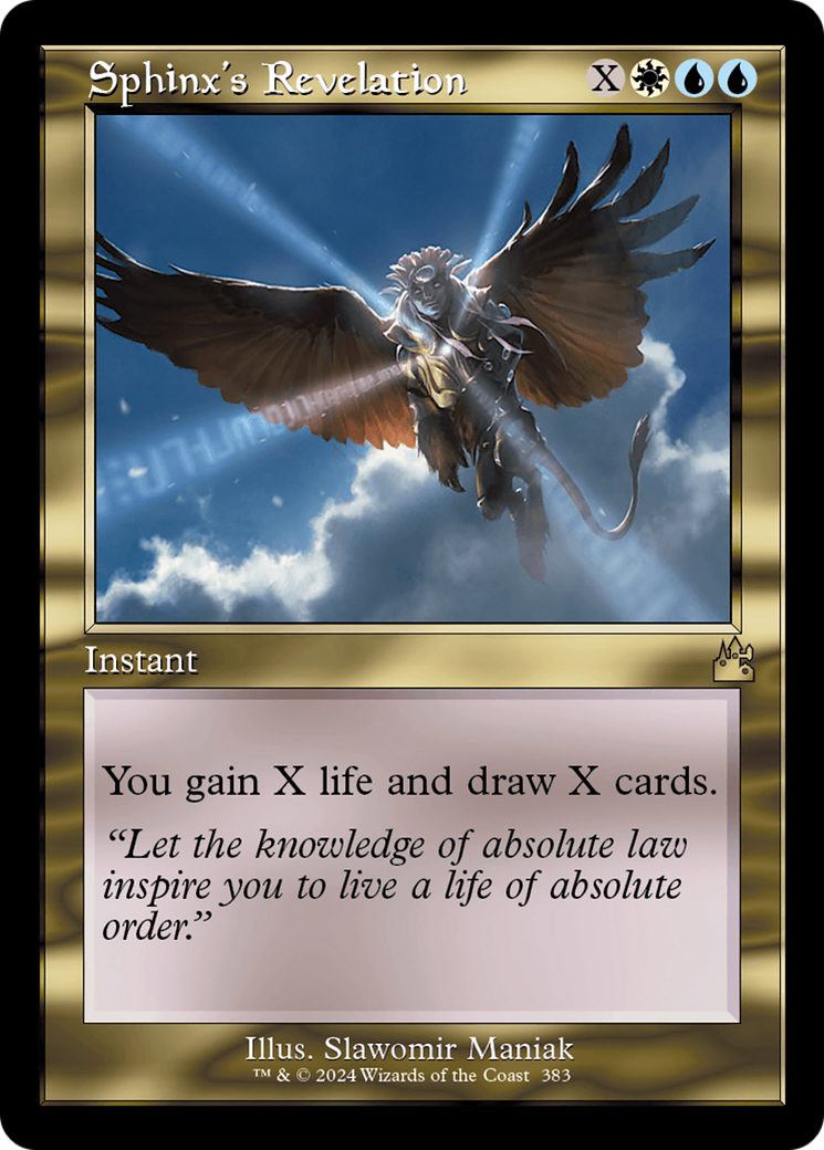 Sphinx's Revelation (Retro Frame) [RVR - 383]