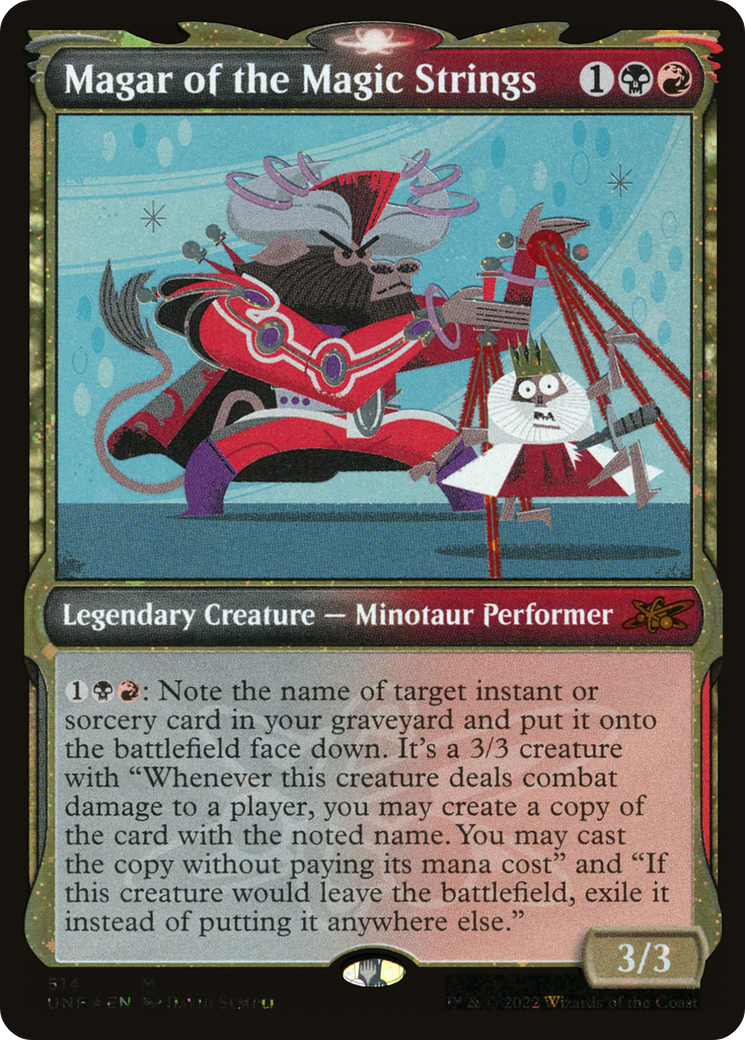 Magar of the Magic Strings (Showcase) (Galaxy Foil) [UNF - 514]