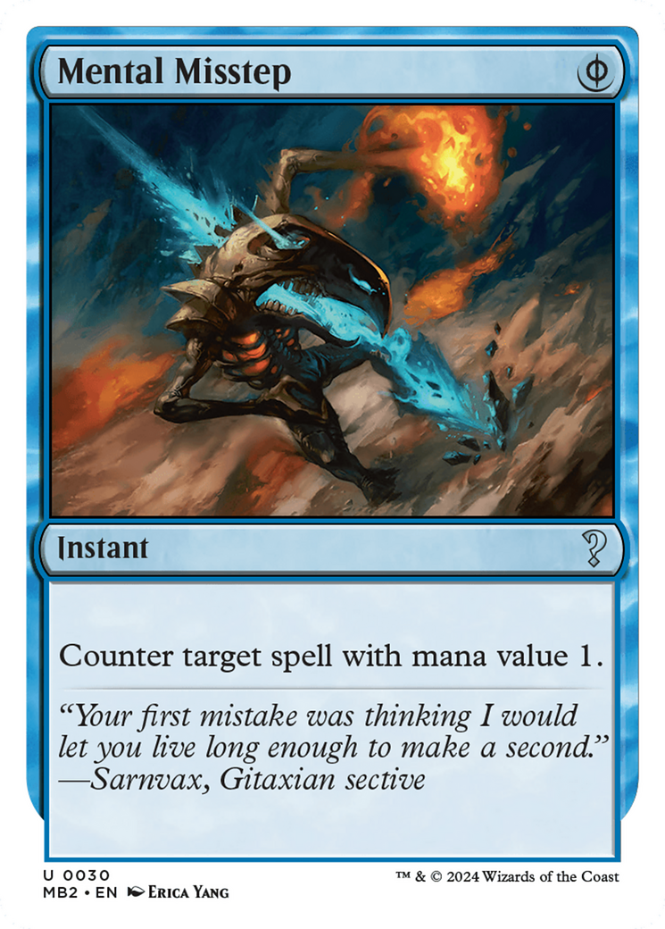 Mental Misstep (White Border) [MB2 - 30]