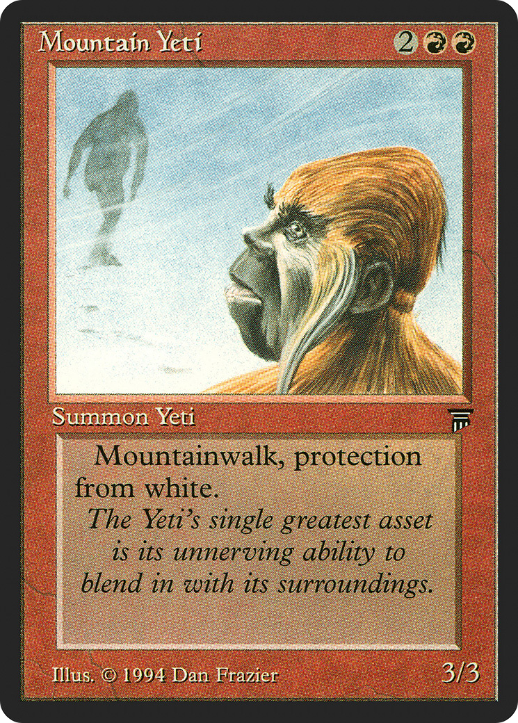 Mountain Yeti (LEG-) - Legends