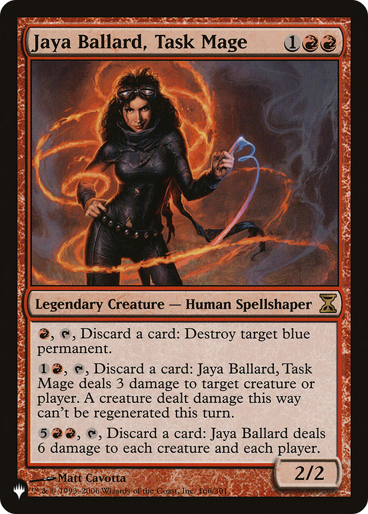 Jaya Ballard, Task Mage [LIST - 166/301]