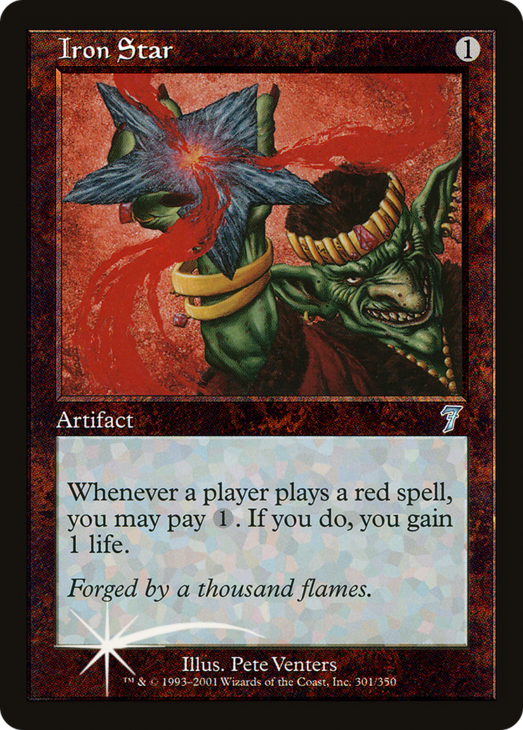 Iron Star (7ED-301★) - 7th Edition Foil