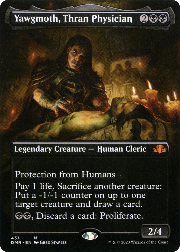 Yawgmoth, Thran Physician (Borderless) [DMR - 431]