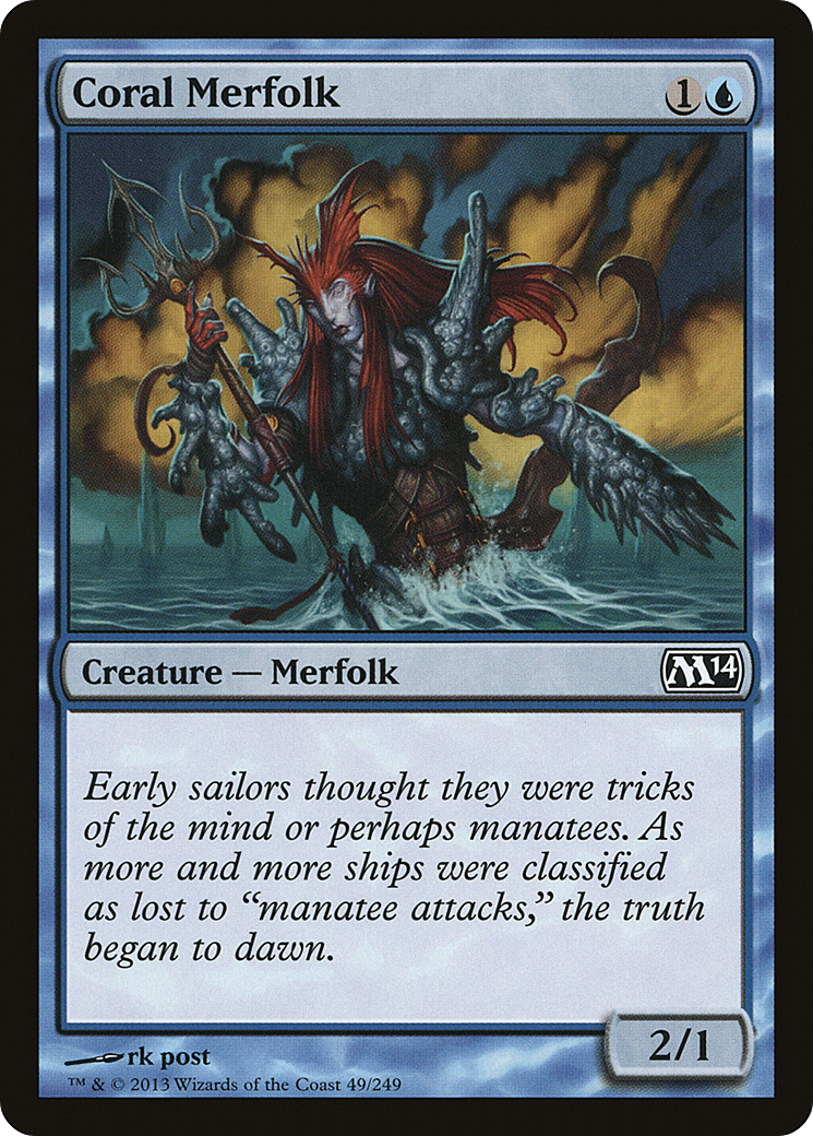 Coral Merfolk [M14 - 49]