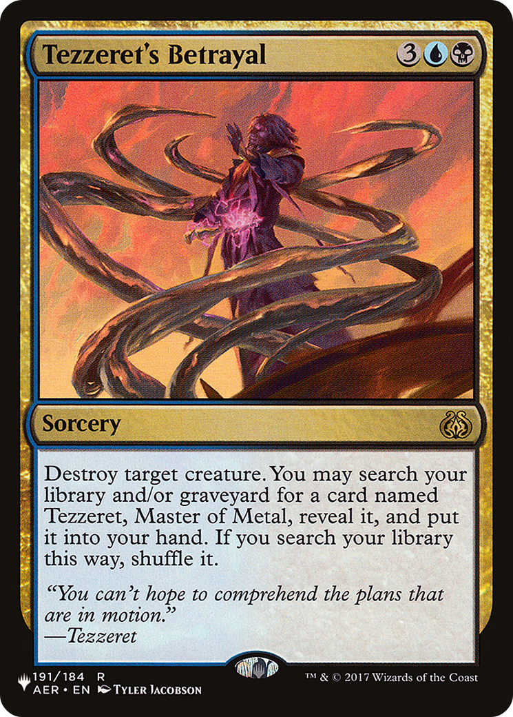 Tezzeret's Betrayal [LIST - 191/184]