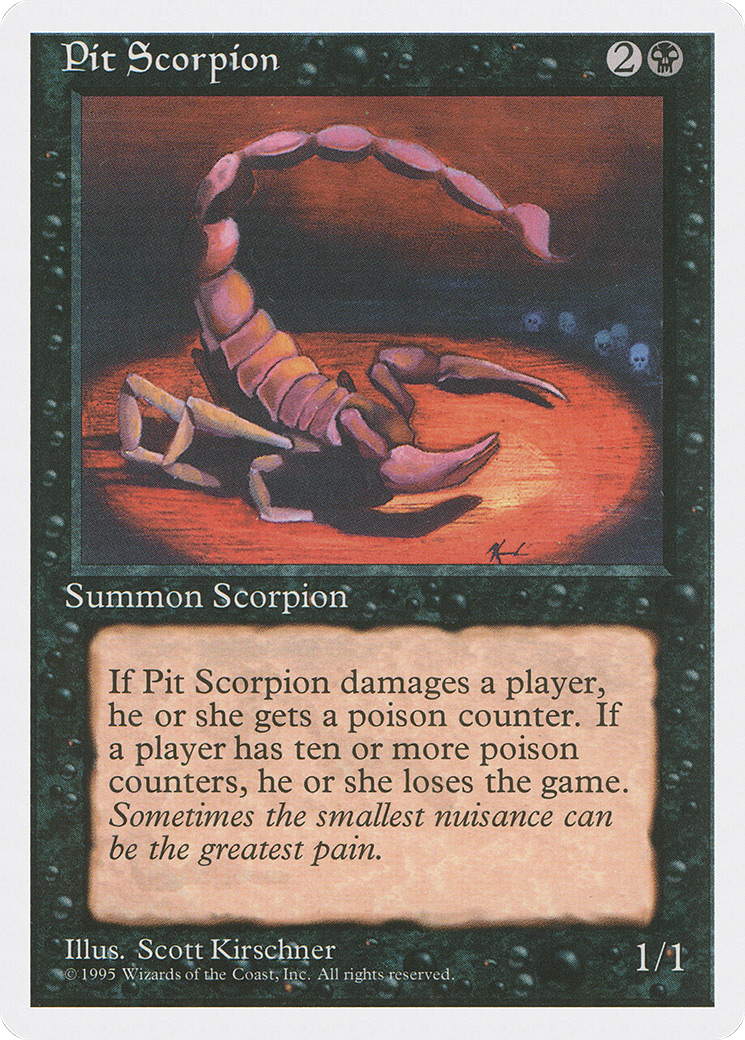 Pit Scorpion [4ED - N/A]