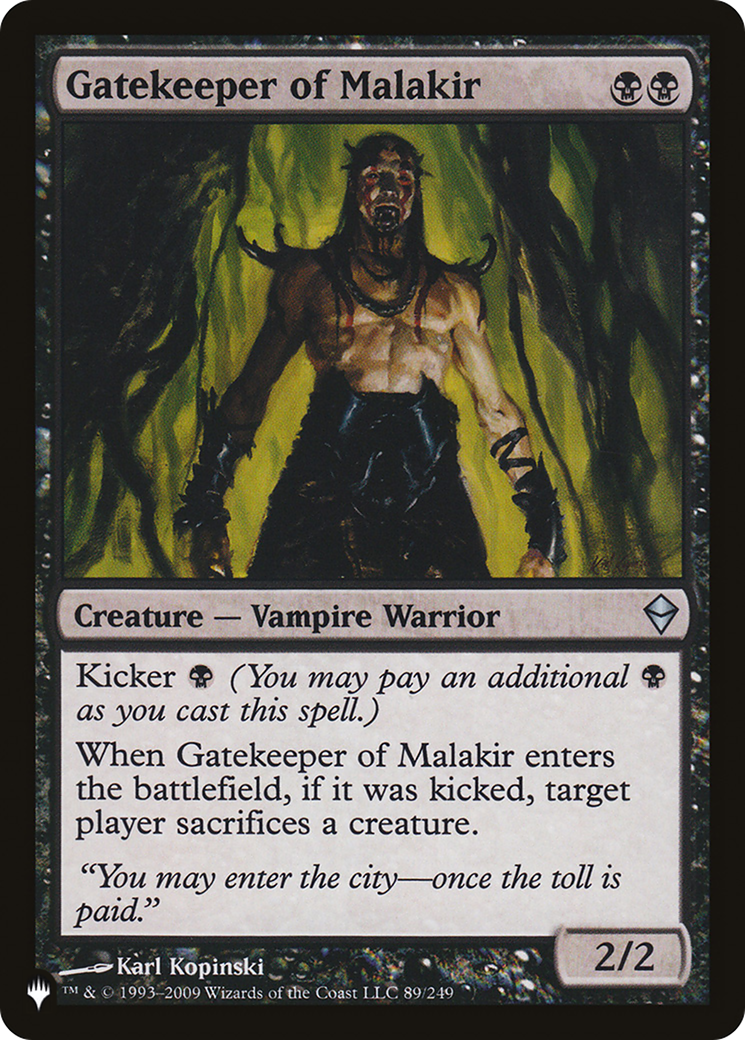 Gatekeeper of Malakir [LIST - 89/249]