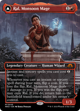 Ral, Monsoon Mage (Borderless) (MH3-445) - Modern Horizons 3 Foil