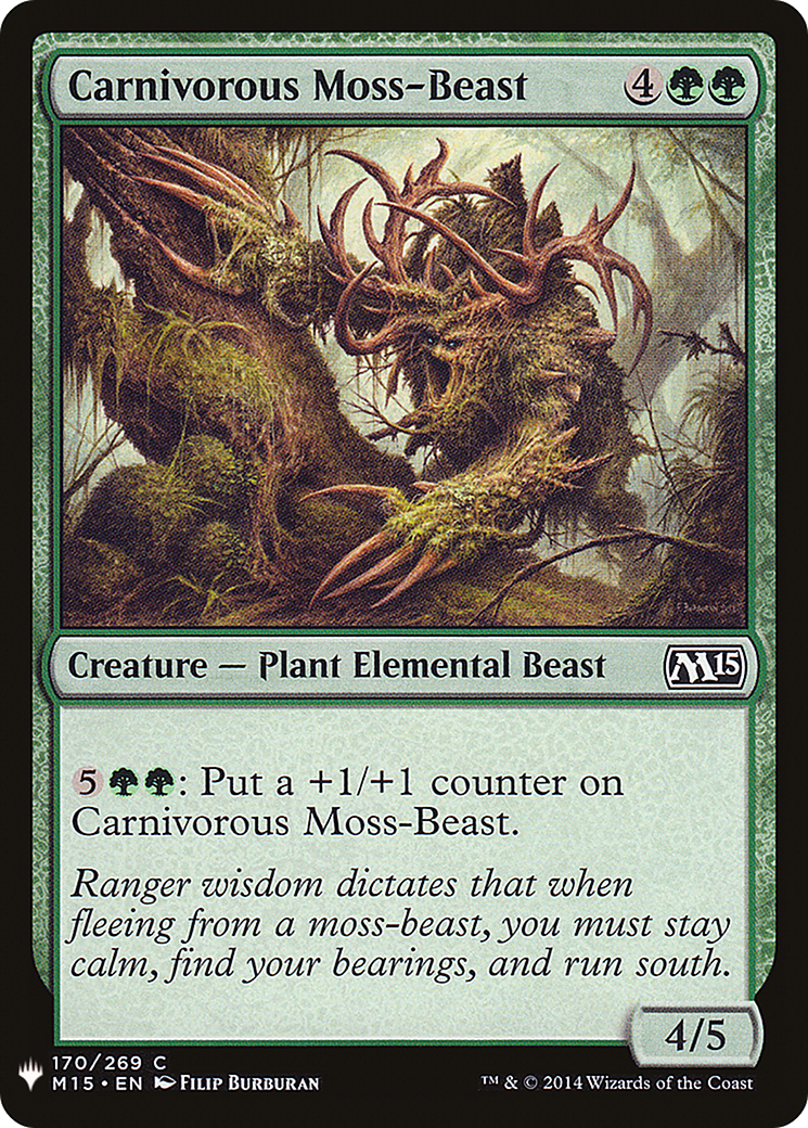 Carnivorous Moss-Beast [LIST - 170]