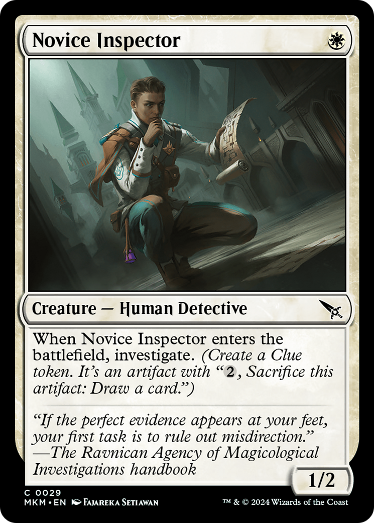 Novice Inspector [MKM - 29]