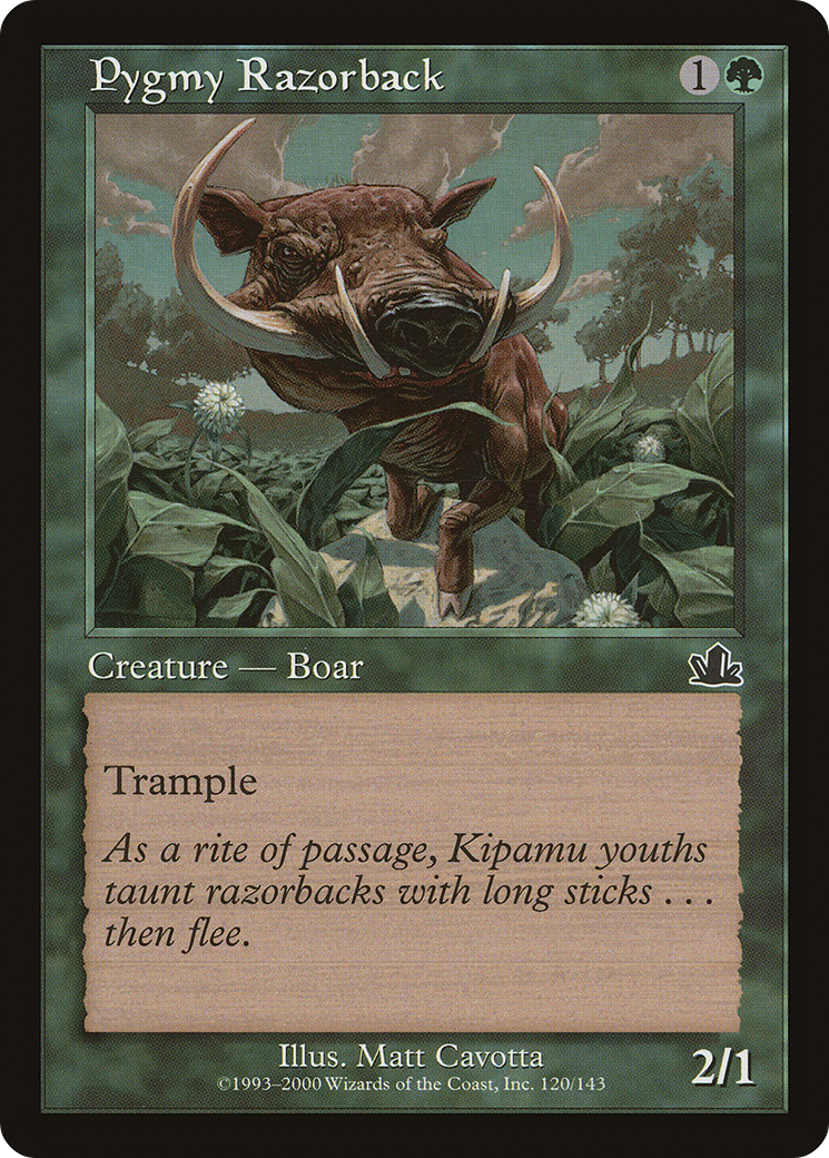 Pygmy Razorback [PCY - 120]