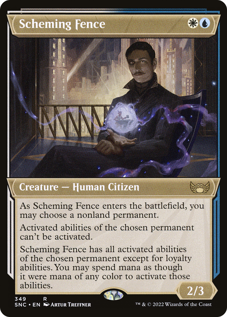 Scheming Fence (Showcase) [SNC - 349]