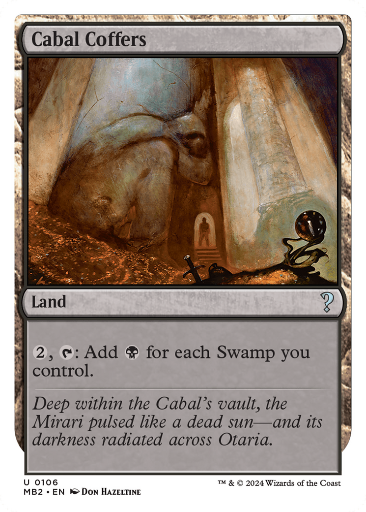 Cabal Coffers (White Border) [MB2 - 106]
