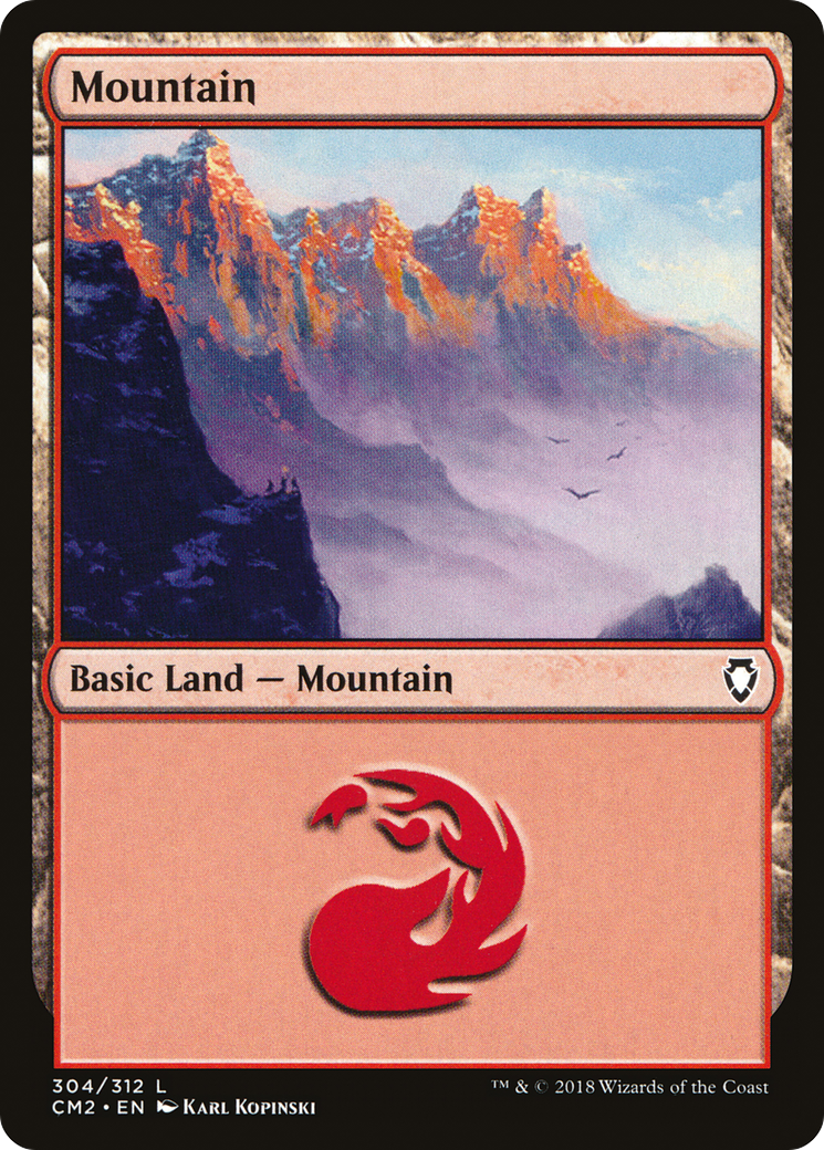 Mountain (304) (CM2-304) - Commander Anthology Volume II