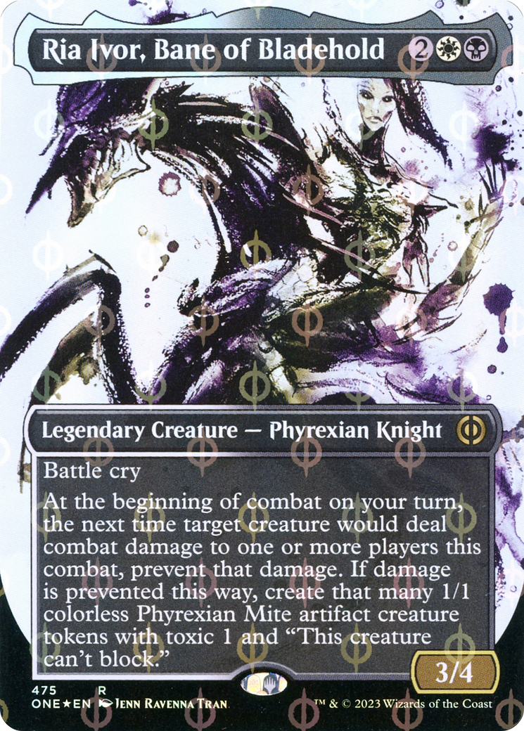 Ria Ivor, Bane of Bladehold (Showcase) (Step-and-Compleat Foil) [ONE - 475]
