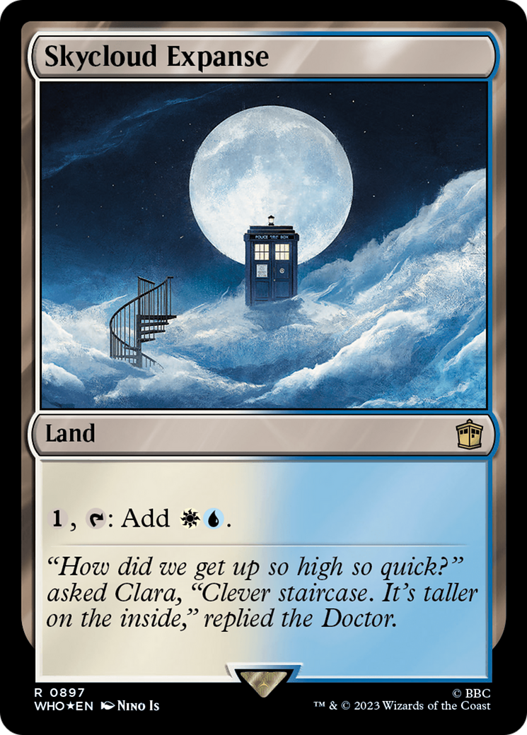 Skycloud Expanse (Surge Foil) (WHO-897) - Doctor Who Foil