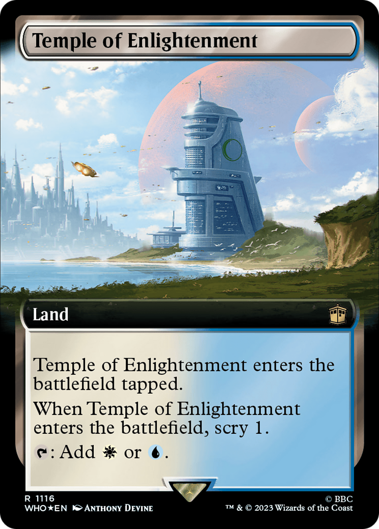 Temple of Enlightenment (Extended Art) (Surge Foil) (WHO-1116) - Doctor Who: (Extended Art) Foil