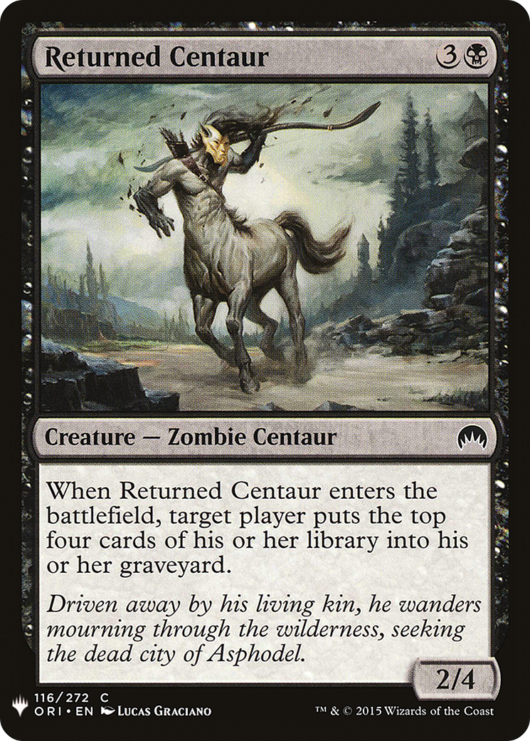Returned Centaur [LIST - 116]