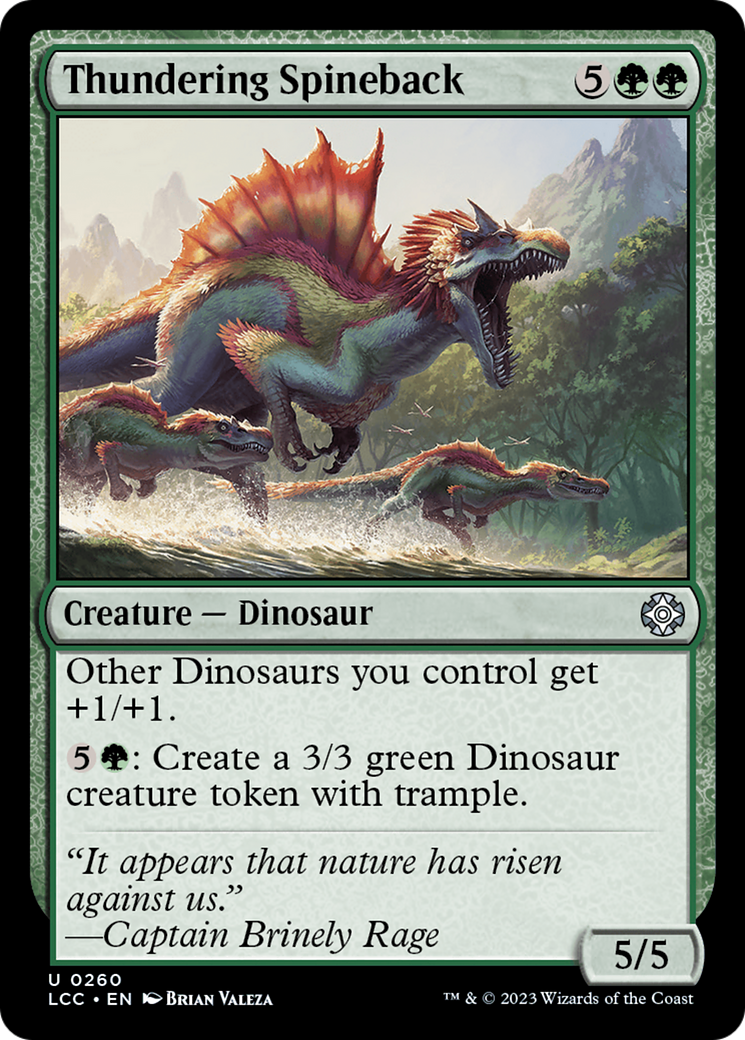 Thundering Spineback [LCC - 260]