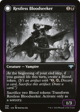 Restless Bloodseeker (DBL-395) - Innistrad: Double Feature: (Double Faced Transform)