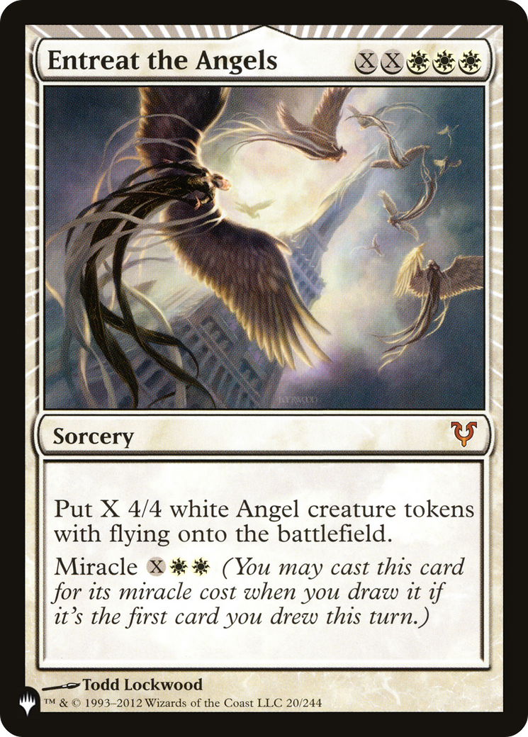 Entreat the Angels (AVR) [LIST - 20]