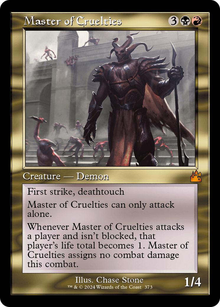 Master of Cruelties (Retro Frame) [RVR - 373]