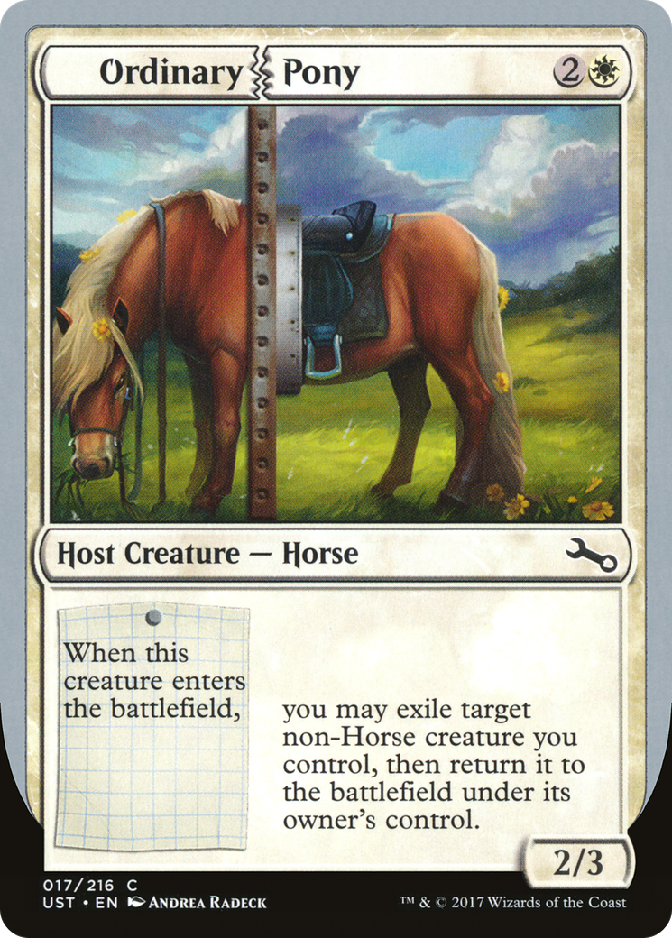 Ordinary Pony [UST - 17]