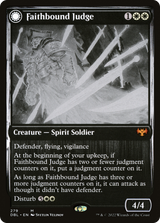 Faithbound Judge (DBL-279) - Innistrad: Double Feature: (Double Faced Transform) Foil