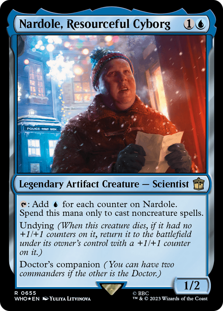 Nardole, Resourceful Cyborg (Surge Foil) [WHO - 655]