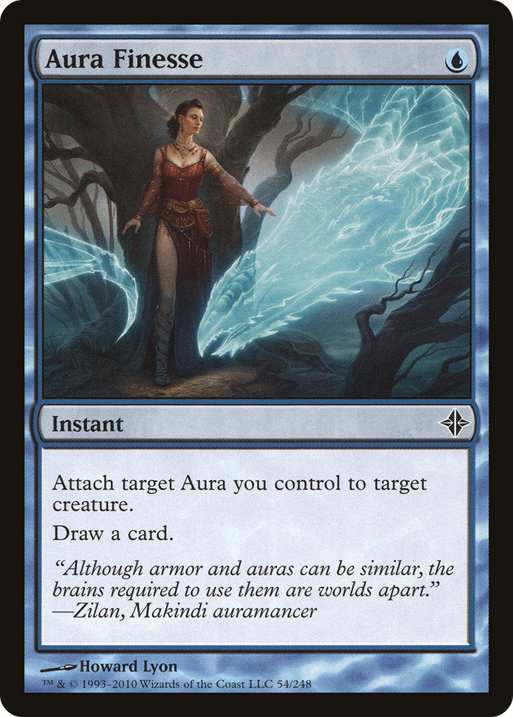 Aura Finesse (ROE-054) - Rise of the Eldrazi Foil