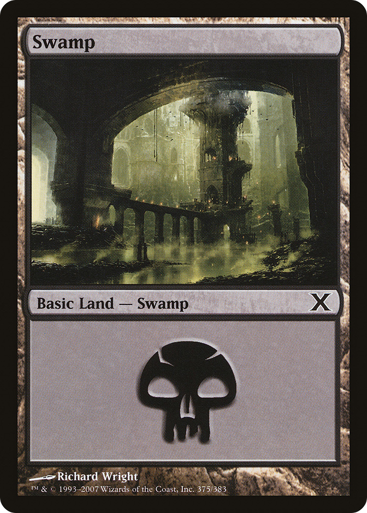 Swamp (375) (10E-375) - Tenth Edition